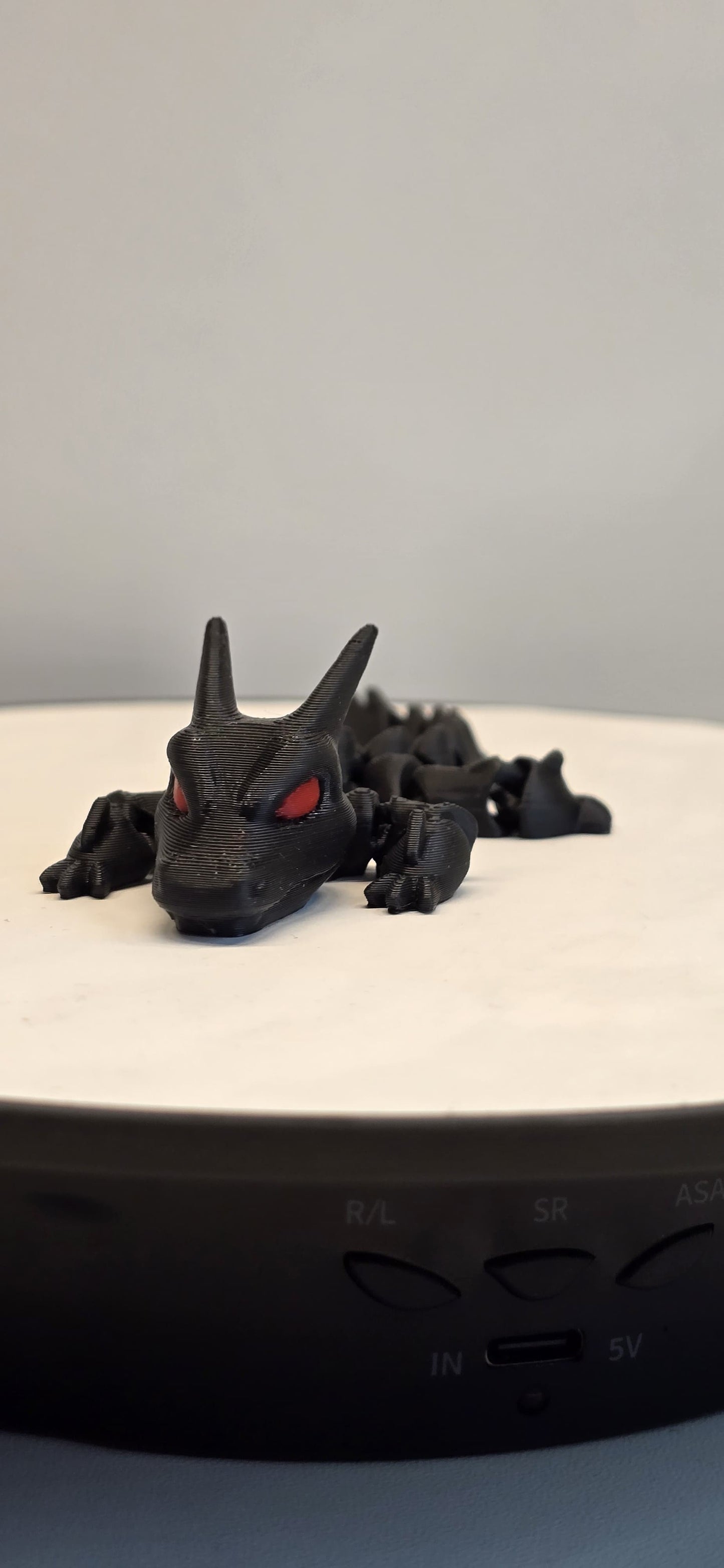 ShadowBlaze – The Black Dragon with Fiery Red Eyes
