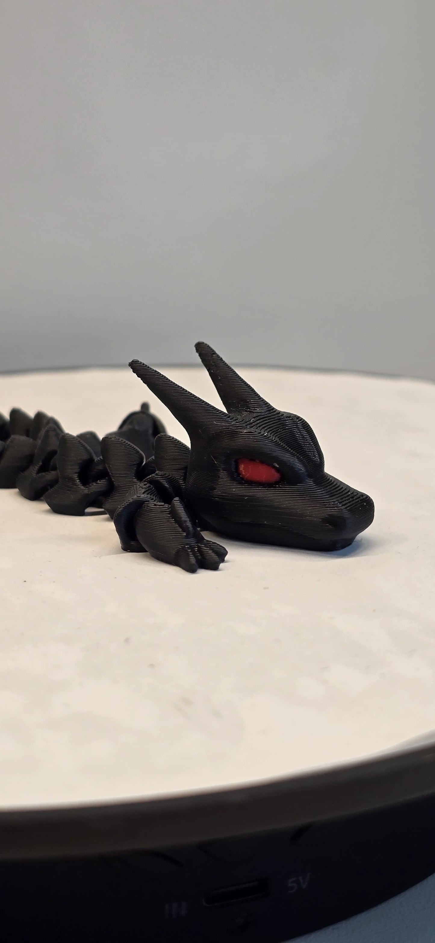 ShadowBlaze – The Black Dragon with Fiery Red Eyes