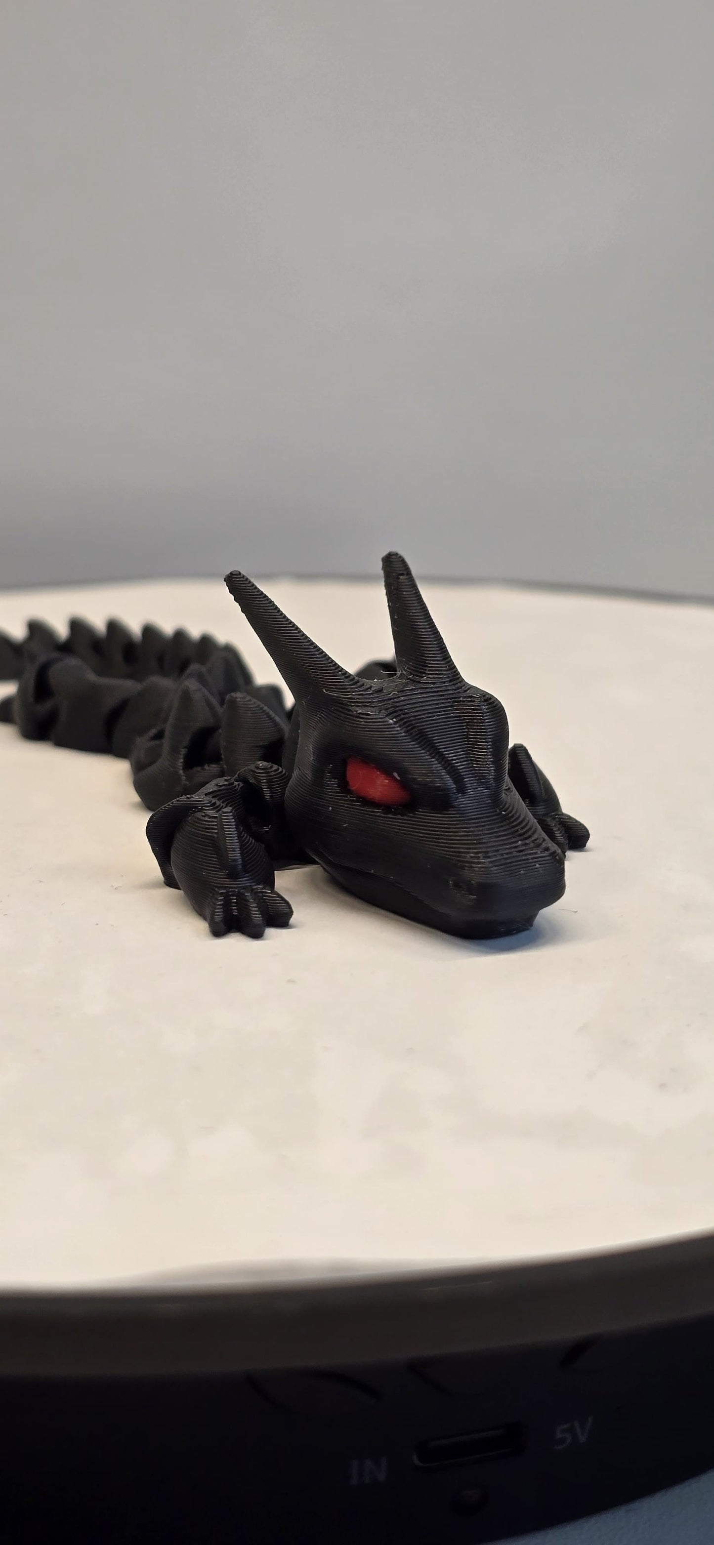 ShadowBlaze – The Black Dragon with Fiery Red Eyes