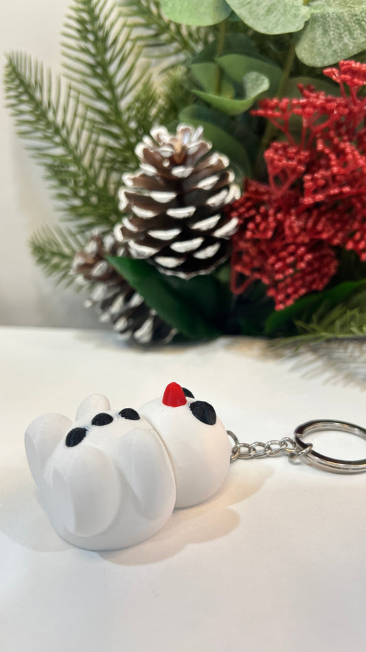 Snowman Keychain